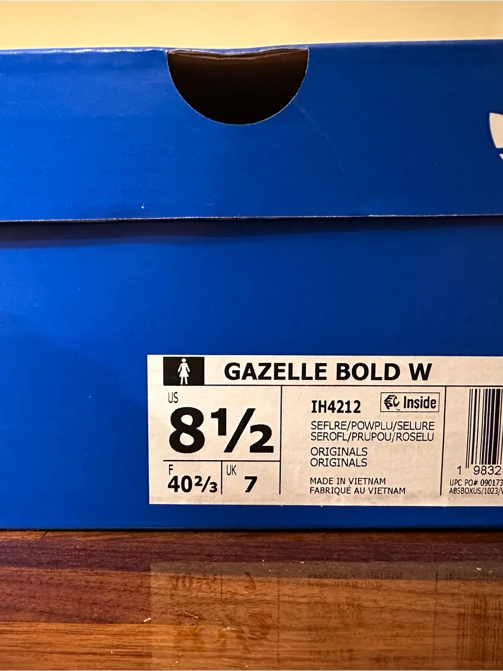 NWT_adidas Gazelle Bold Platform — Semi Flash Red & Powder Plum